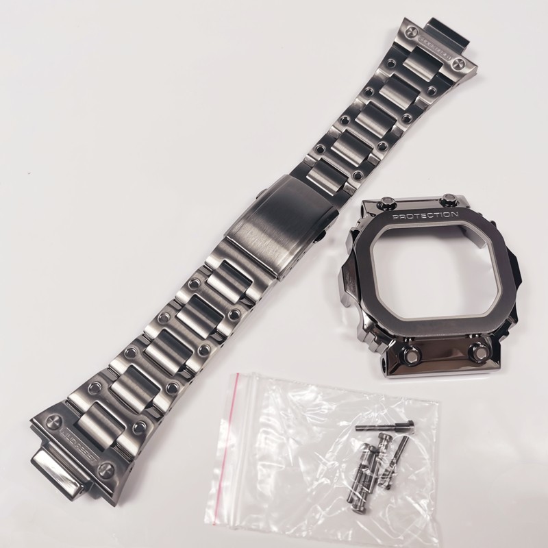 GX56 Gray Watches & Bezel for GX56BB GXW-56 Metal Band Bezel Pro Style Bezel with Tools 316 Stainless Steel