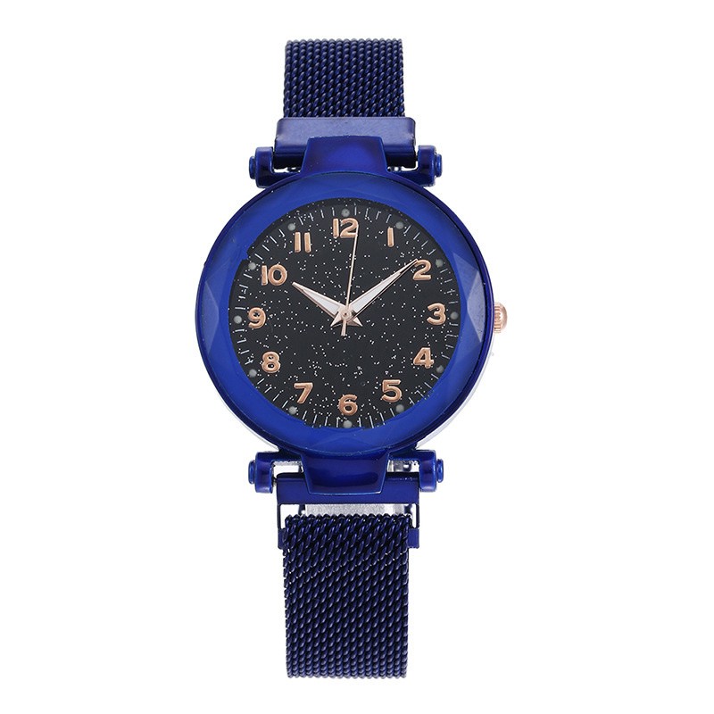 Leisure versatile hot selling digital simple women's quartz watch trendy magnet buckle free stainless steel student watch