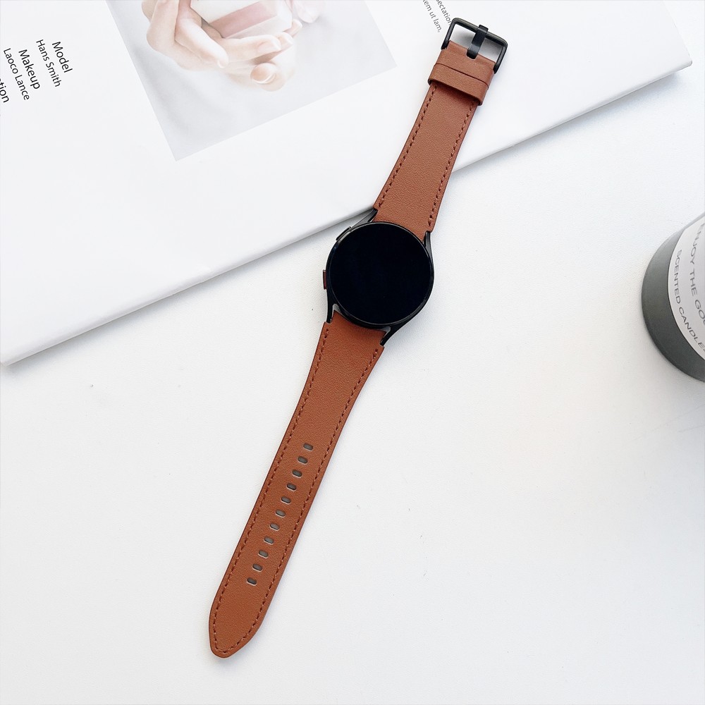 leather band for samsung galaxy watch 4 classic 46mm 42mm 44mm 40mm smartwatch strap no gaps bracelet correa galaxy watch 4 strap