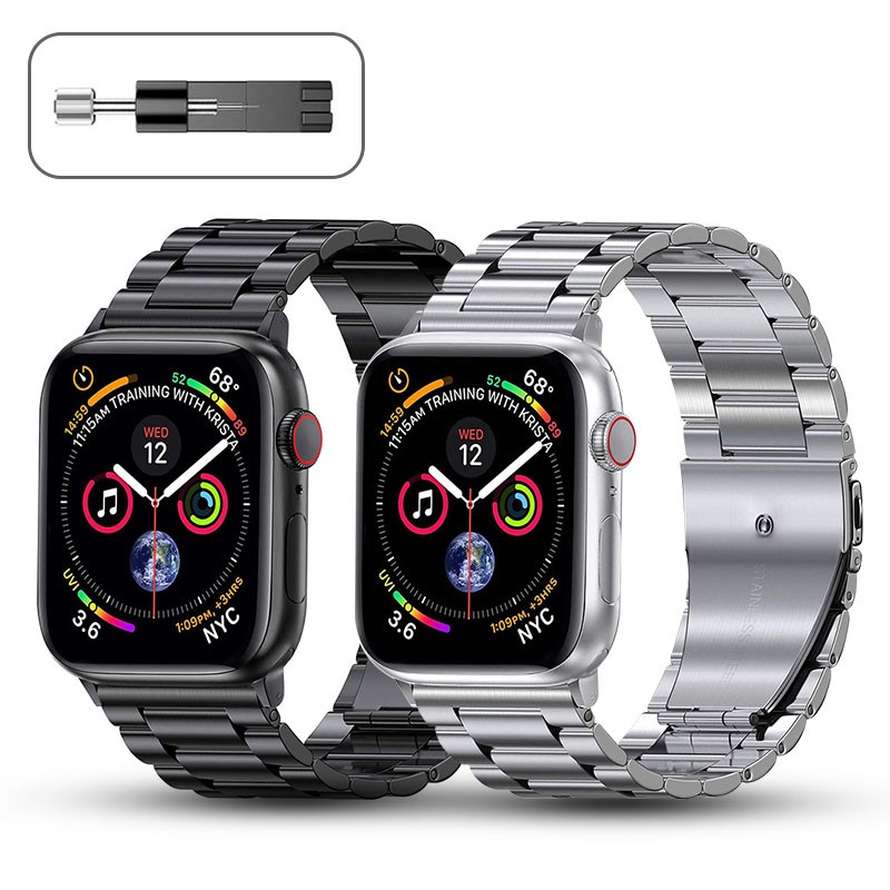 Metal Strap for Apple Watch Band 44mm 42mm 40mm 38mm Stainless Steel Bracelet for iWatch 6 SE 5 4 3 2 1 Series Accessories