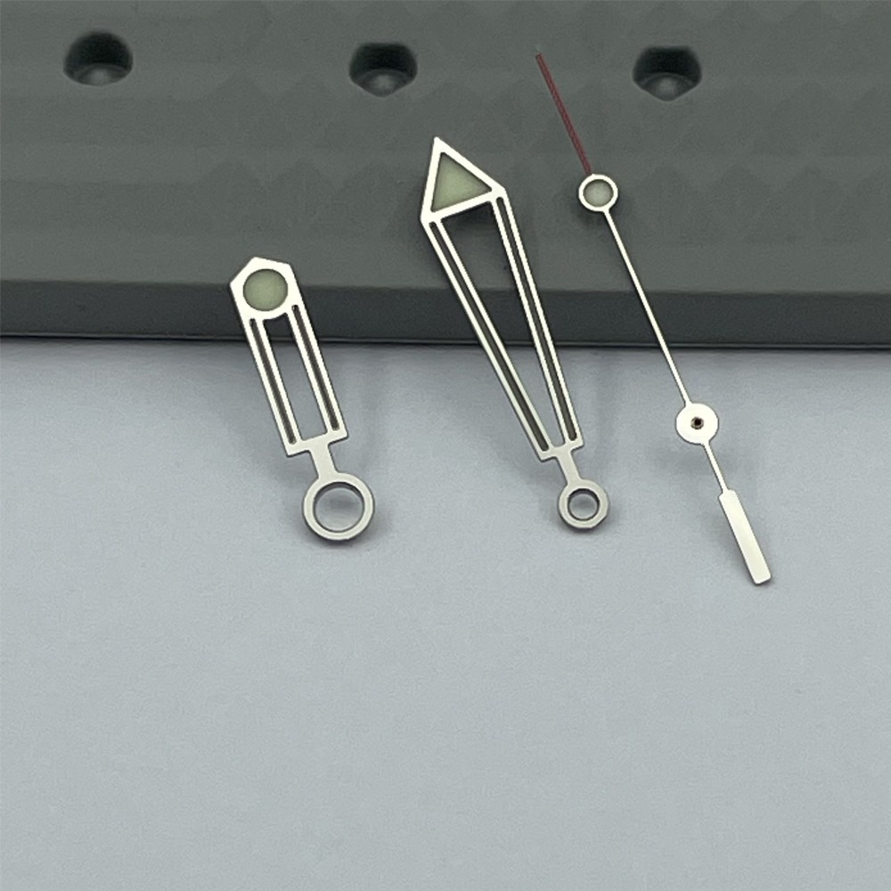 Watch parts green luminous stainless steel watch seamaster wristwatch adjustment needle suitable for movement NH35/36