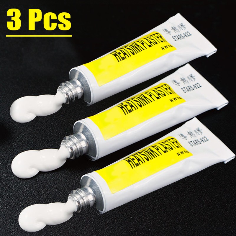 1/2/3pcs 5g Thermal Conductive Radiator Pads Plaster Viscous Adhesive Glue for VGA Chip RAM LED IC Cooler Radiator Cooling