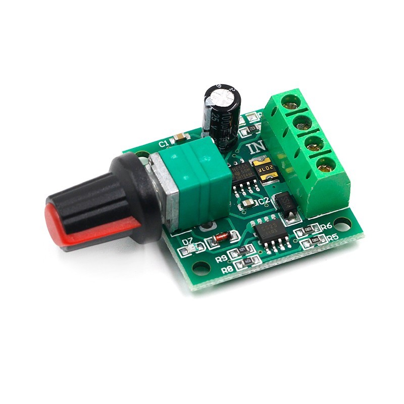 Speed ​​Controller Voltage Knob Switch Kit DC 1.8V 3V 5V 6V 12V 2A PWM Low Voltage Motor Speed ​​Controller