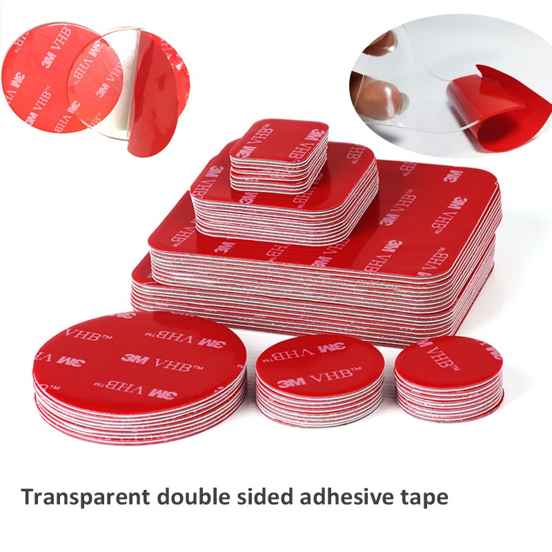 Transparent Acrylic Double-sided Adhesive VHB 3M Strong Adhesive Waterproof Patch No Trace High Temperature Resistance