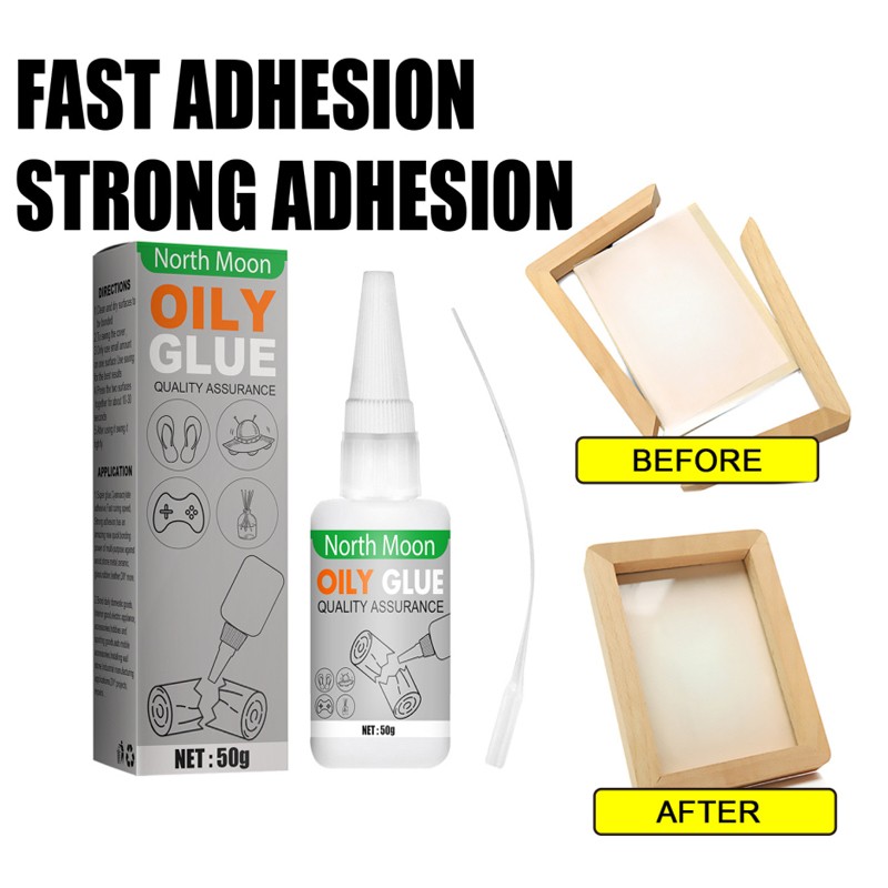 50ml Super Oily Glue Welding Agent Oil Glue Sticky Shoes Metal Wood Ceramic Handmade DIY Grease Glue Acrylic Adhesive Sealants