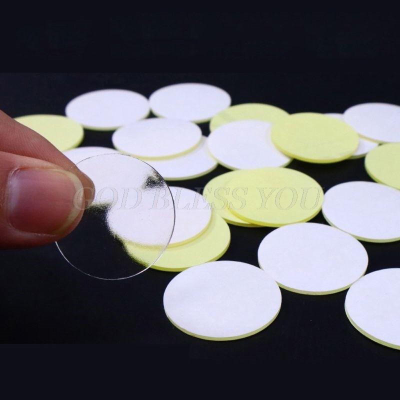 Double-sided adhesive transparent stickers, 100 pieces, direct delivery