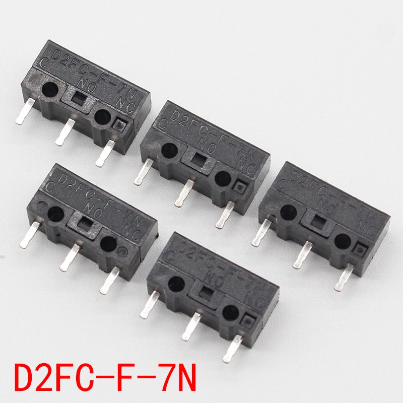 5pcs/lot New authentic micro switch mouse D2FC-F-7N mouse button D2FC-E-7N Dotting D2FC