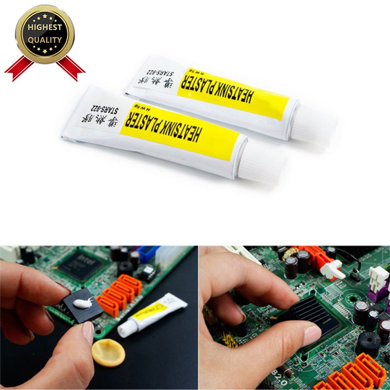 1pc 5g Thermal Conductive Radiator Pads Plaster Viscous Adhesive Glue for VGA Chip RAM LED IC Cooler Radiator Cooling