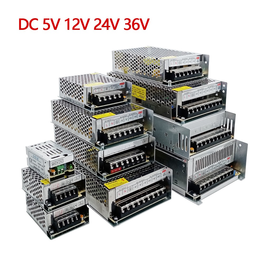 5V 12V 24V 36 V امدادات الطاقة SMPS 5 12 24 36 V AC-DC 220V إلى 5V 12V 24V 36 V 1A 2A 3A 5A 10A 20A 30A امدادات الطاقة التبديل SMPS