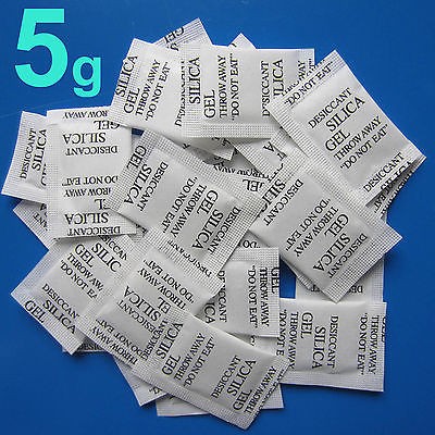 40 packs 5g pack 5g packets silica gel dry desiccants drypack