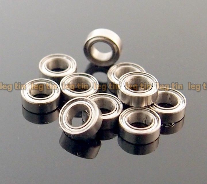 Metal ball bearings, 4x7x2.5mm MR74zz 4*7*2.5, 20pcs