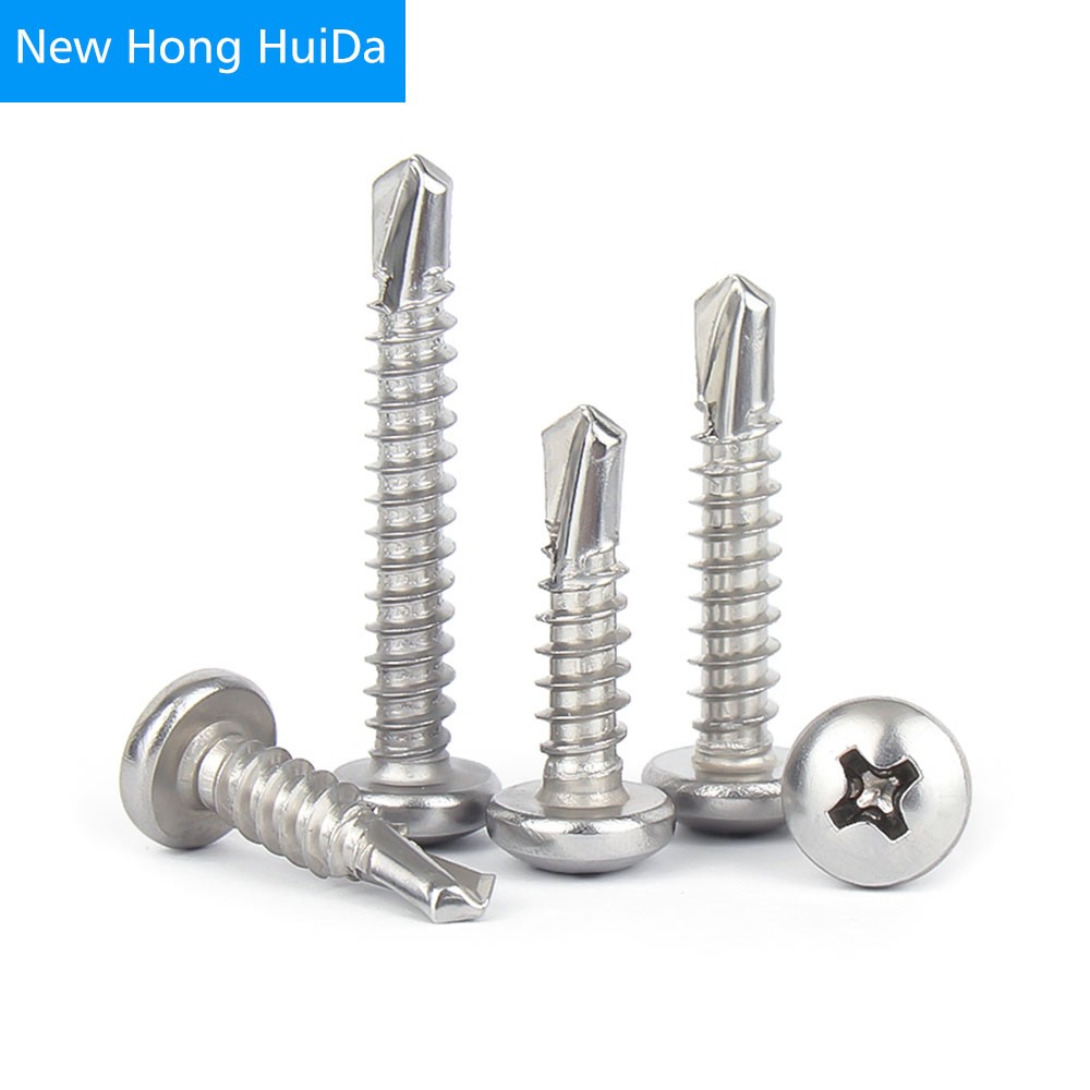 Hillips Pan Head Self Drilling Screw Thread Self Drilling Screw Bolt Stainless Steel M3.5 M4.2 M4.8 M5.5 M6.3