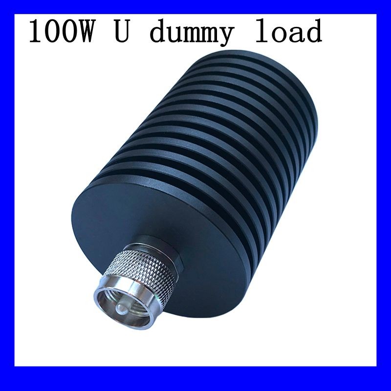 100W UHF PL259 Male Coaxial RF Plug Connector Terminate Dummy Load 1GHz 50ohm Nickel Plated RF Accessories