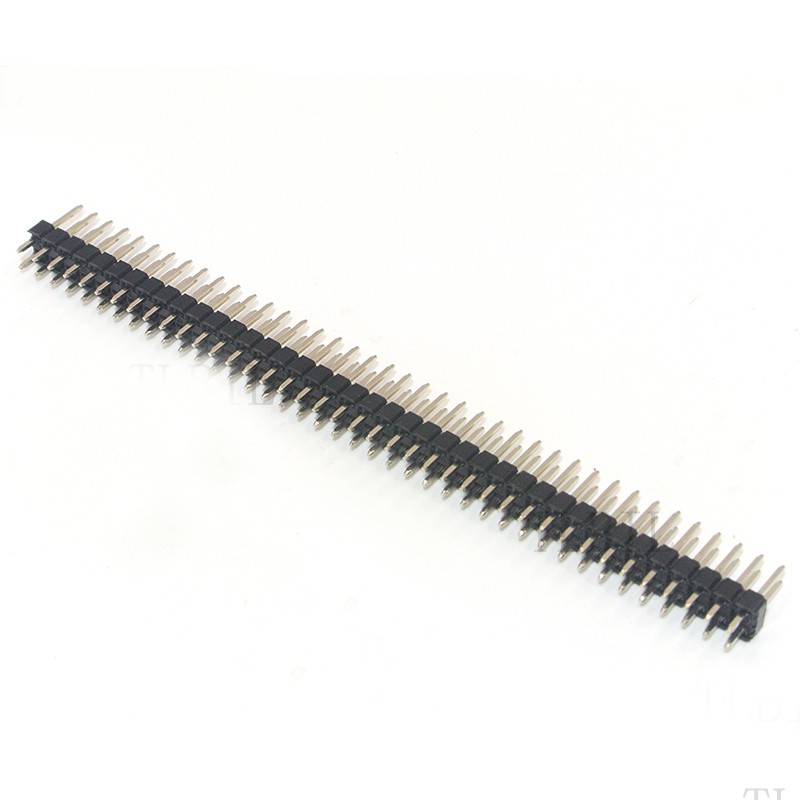 20pcs 2.54mm 2 x 40 Pin Male Double Row Tape Pin Header