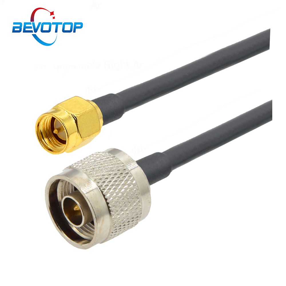 1pc RG58 N Type Male/Female to SMA Male Plug RF Coaxial Adapter Pigtail Cable RG-58 Extension Jumper Cord 15cm 50cm 1M 2M 5M