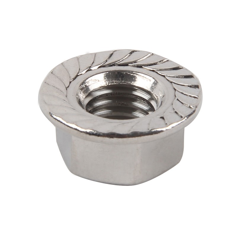 Flange Nut Hex Metric Threaded Hexagon Nut 304 Stainless Steel M3 M4 M5 M6 M8 M10 M12 M14 M16