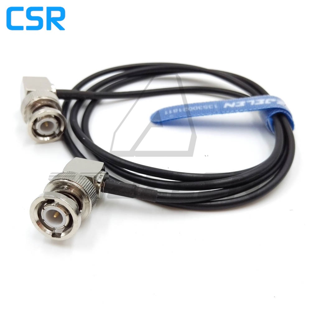 BNC Plug to BNC Elbow Plugs, SDI Pigtail. Camera RF Coaxial Cable , 50 Ohm Camera Video Signal SDI Transmission Line