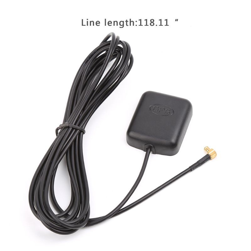 Car GPS Antenna Receiver, with MCX 3.5mm Right Angle Connector, 3m Aeronautical Navigator