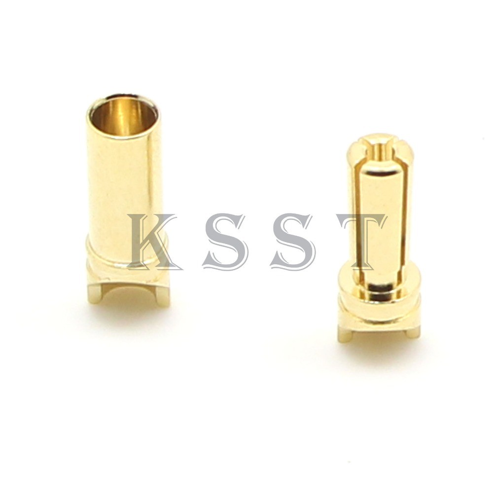 GC3514 Free Shipping 20pairs/lot New 3.5mm Gold Plated Bullet Connector For ESC Motor Lipo RC Battery Part Good Quality