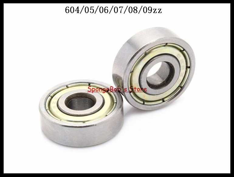 30pcs/lot 607ZZ 607 ZZ 7x19x6mm Mini Ball Bearing Miniature Bearing Deep Groove Ball Bearing