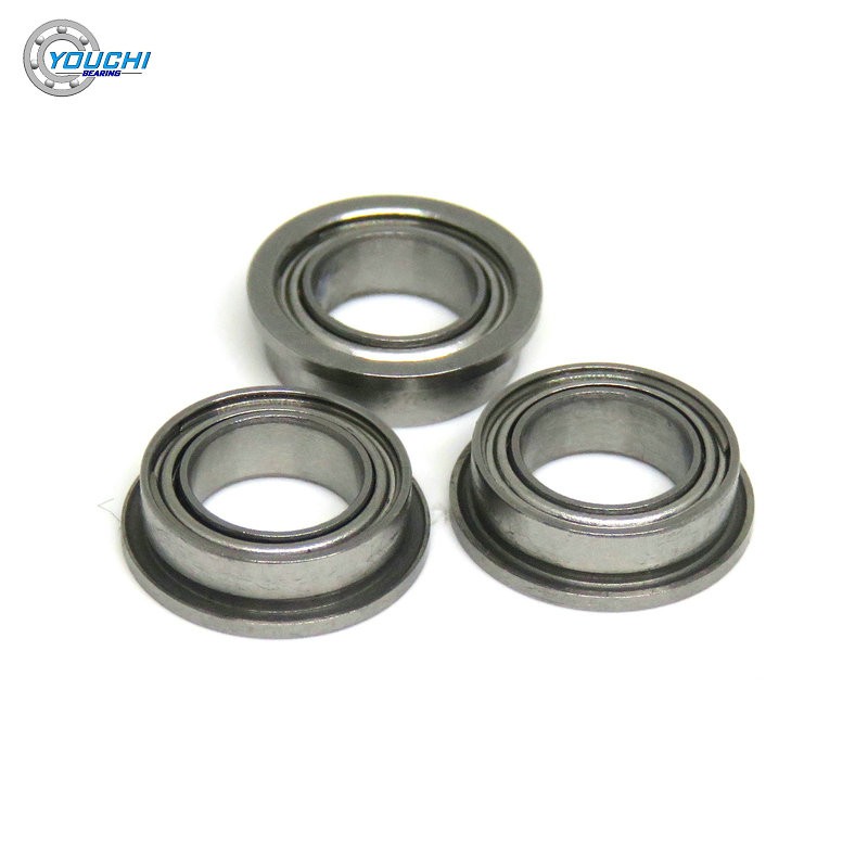 10pcs SMF85 ZZ 5x8x2.5mm 440C Stainless Steel Flange Miniature Bearings MF85Z SF675Z LF850Z 5*8*2.5 ABEC-5 Flanged Bearing