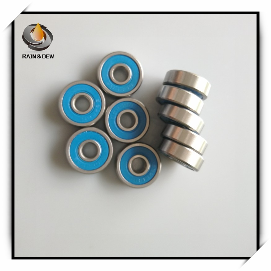 10pcs MR105RS Bearing ABEC-3 5x10x4mm Miniature MR105-2RS Ball Bearings MR105 2RS With Blue Sealed L-1050DDU