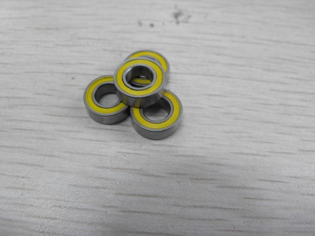 Free Shipping 4pcs Engine Bearing 7X19X5 Stainless Steel Hybrid Ceramic Ball Bearing 7X19X5mm S607 2RS W5 CB A7