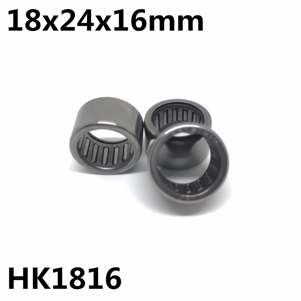 10pcs HK1816 18x24x16mm bearing shell type needle roller bearings high quality bearings HK182416