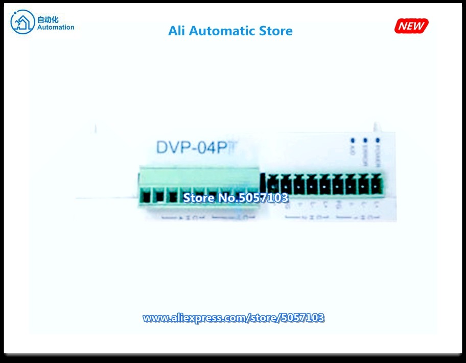 DVP04PT-S 4-Channel PT10014BIT 0.1°C Built-in Non-isolated Channel with New RS485 PID