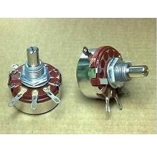 5pcs 2w 470k ohm rotary taper potentiometer wth118-1a 2w