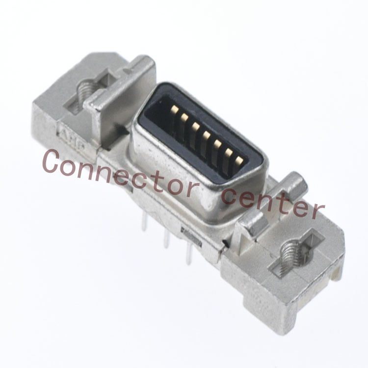 SCSI Connector for TE 1.27mm 14Pin, Original Straight 2-175887-1