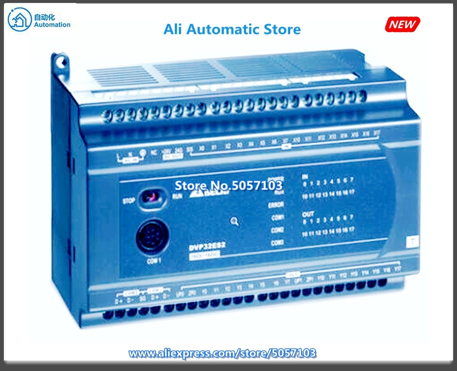 DVP32ES200R 32 Point Host 16DI 16DO Relay 250VAC 24VDC 2A 2-Channel 100K Input 2-Channel 20K Input AC Power Supply New