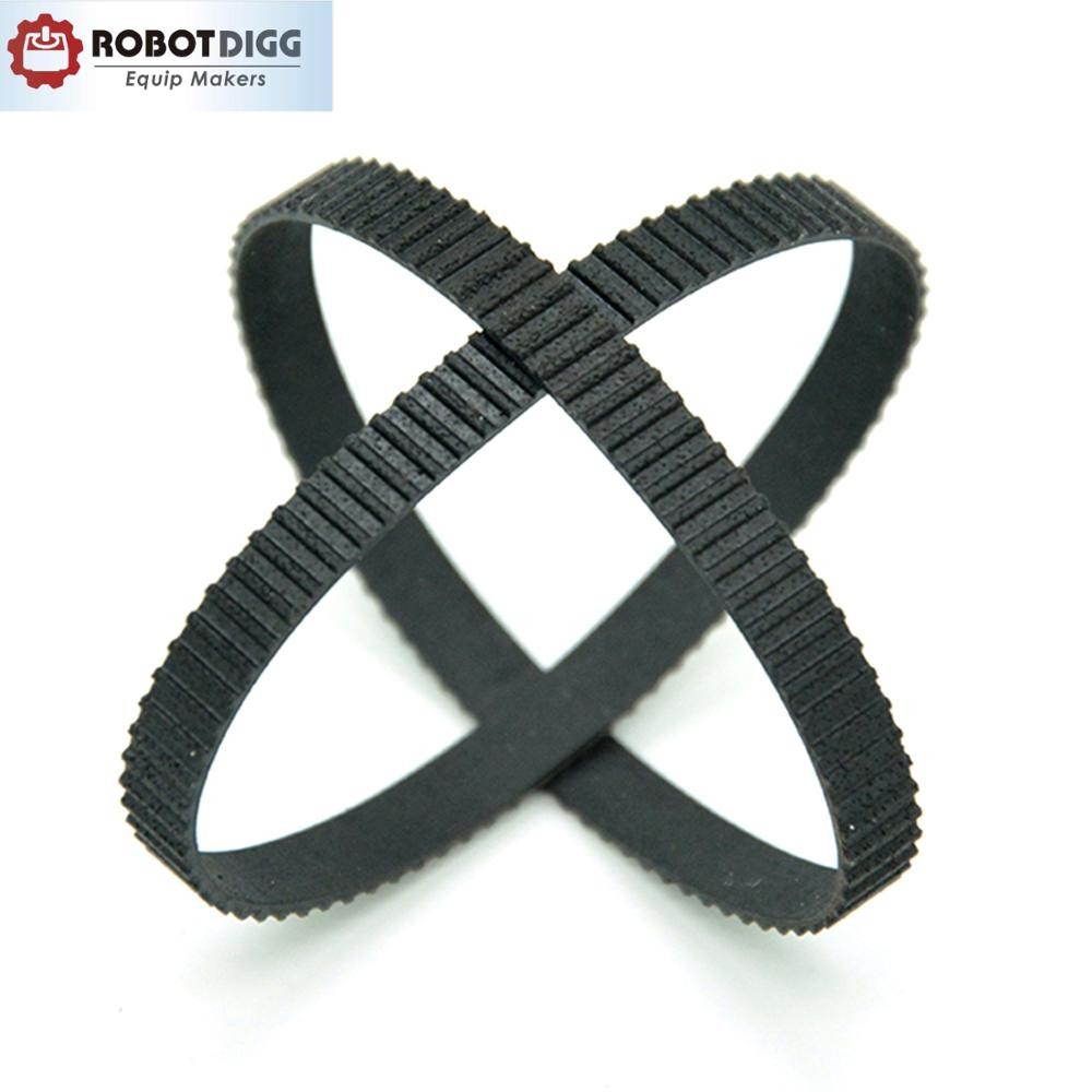 10pcs/lot, MXL timing belt, closed loop, B104MXL, 3mm 6mm width