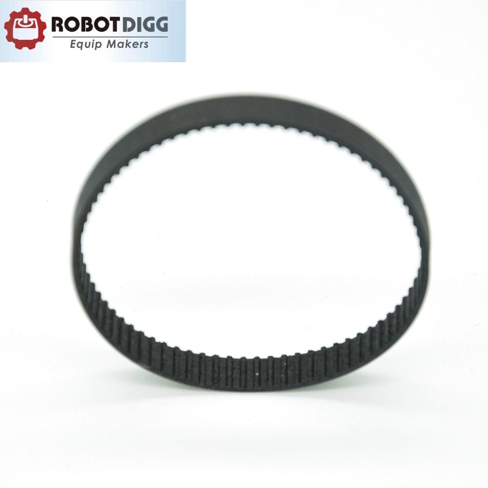 10pcs/lot, MXL timing belt, closed loop, B52MXL, 3mm 6mm width