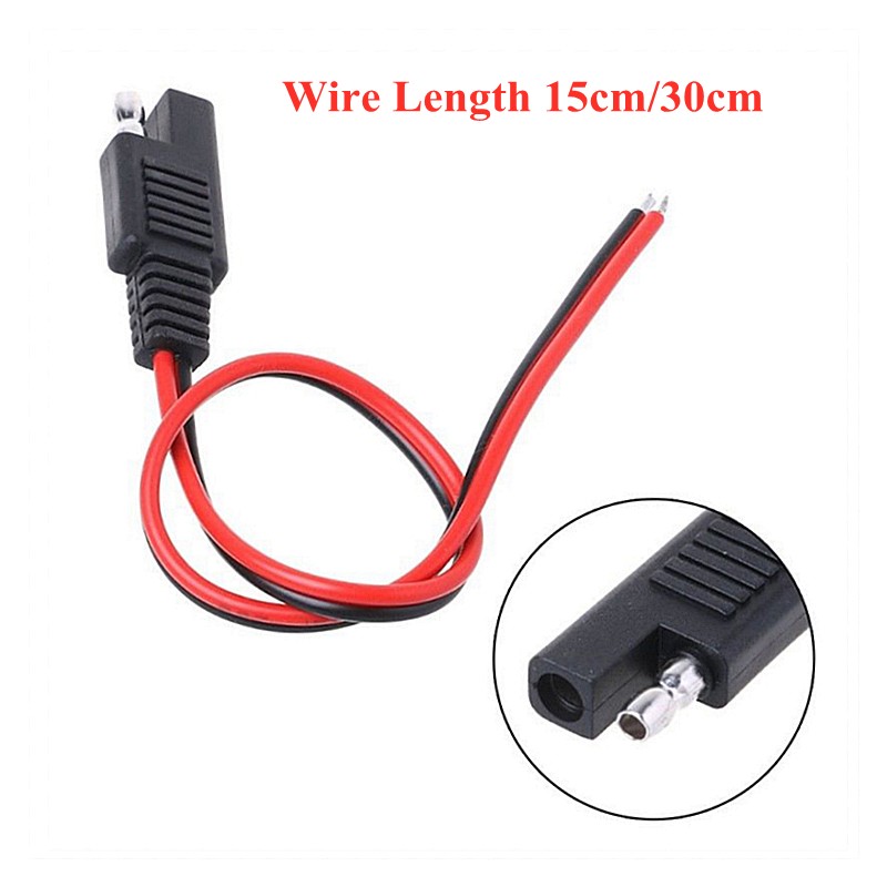 1pc 10A/18AWG SAE Plug Quick Connector SAE DIY Cable Professional DC Power Auto DIY Connector Cable 30cm Wholesale