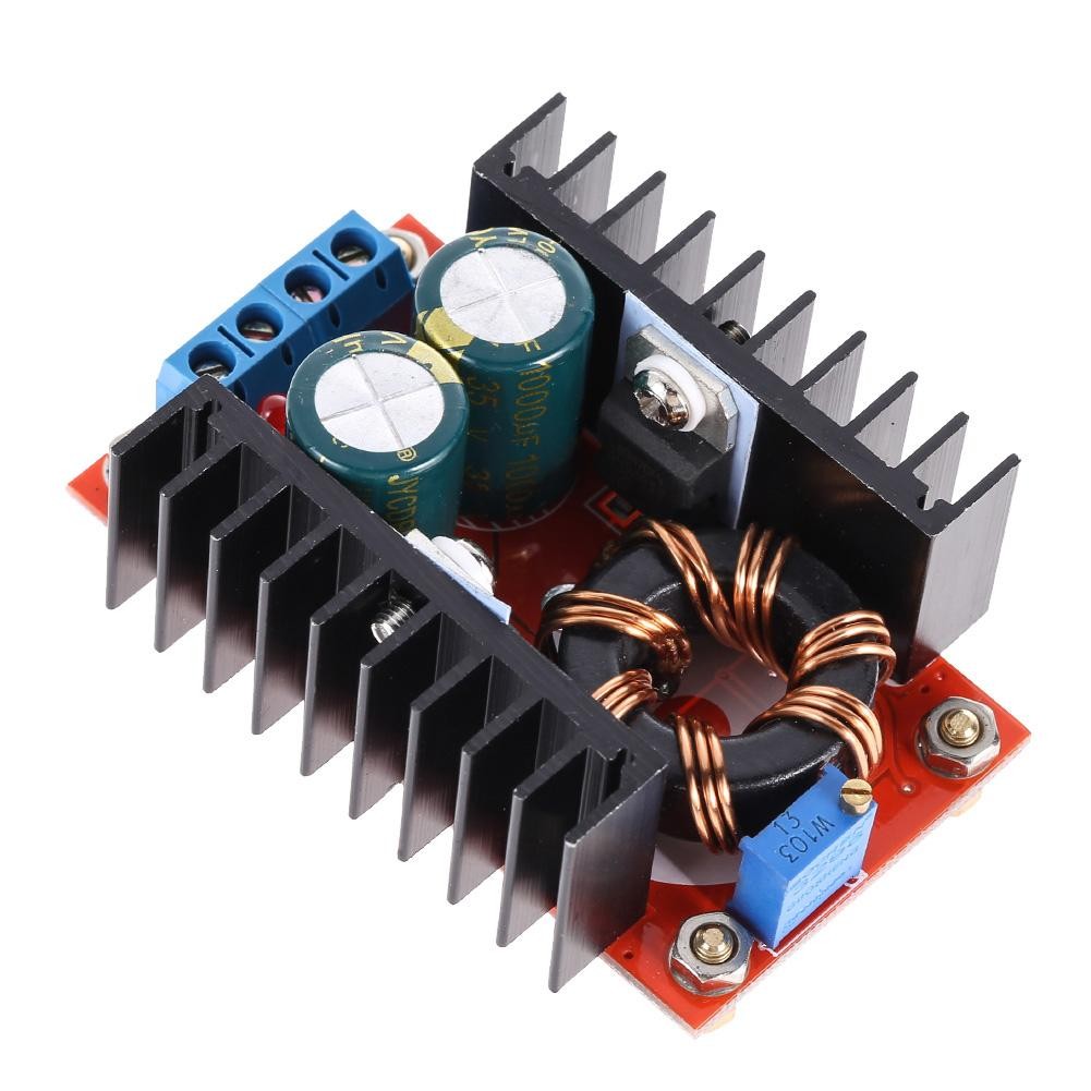 150W DC-DC Max 6A Boost Converter Step-down Potentiometer 10-32V to 12-35V Adjustable Power Supply Module