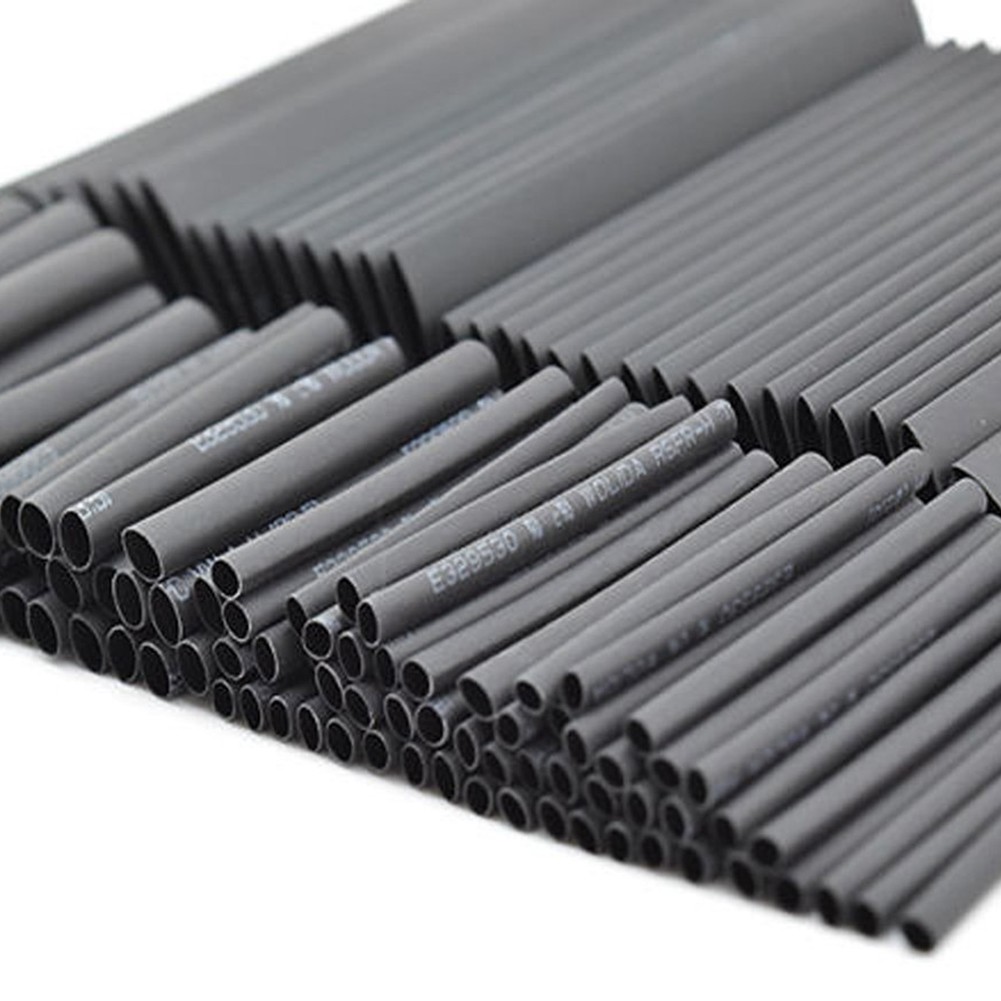 127/164pcs Thermoresistant Heat Pipe Shrink Wrap Car Shrinkable Tubing Electrical Connection Wire Cable Insulation Sleeving