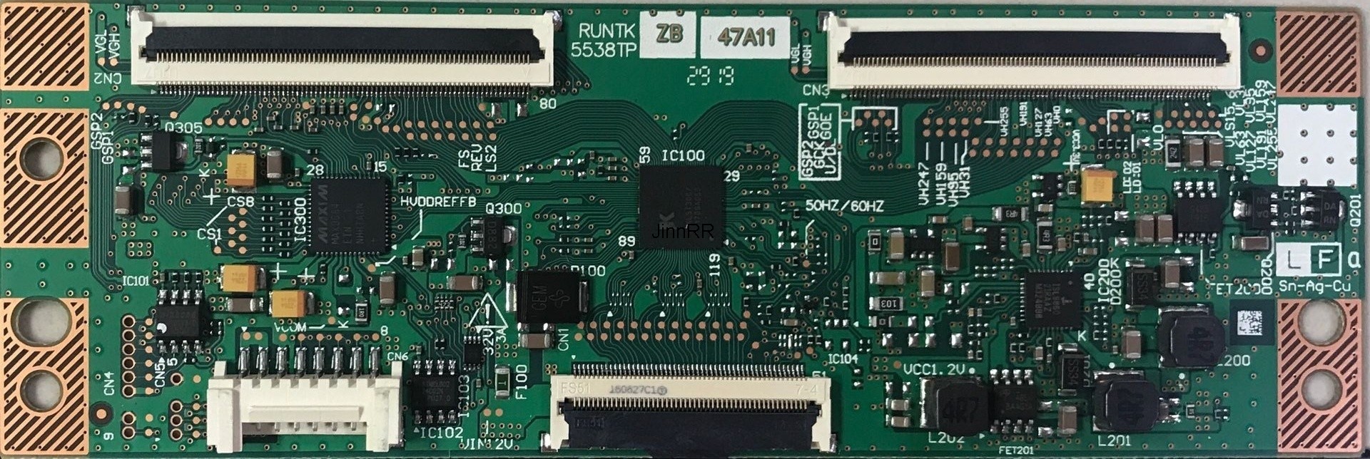 Original cpwbx runtk 5538tp ZB logic board measured and delivered with a warranty of 120 days