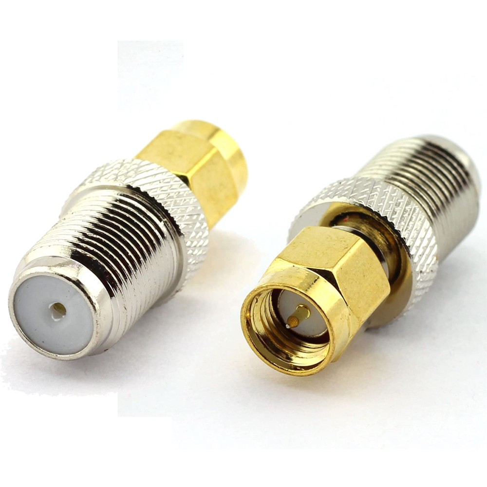 2pcs/1pcs F Type Female to SMA Male Adapter RF Coaxial Coax Antenna Cable F Female to SMA Male Connector