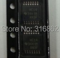 Free shipping original SN74HC14PW 74HC14 TSSOP-14 hc14 ROHS 10pcs/lot