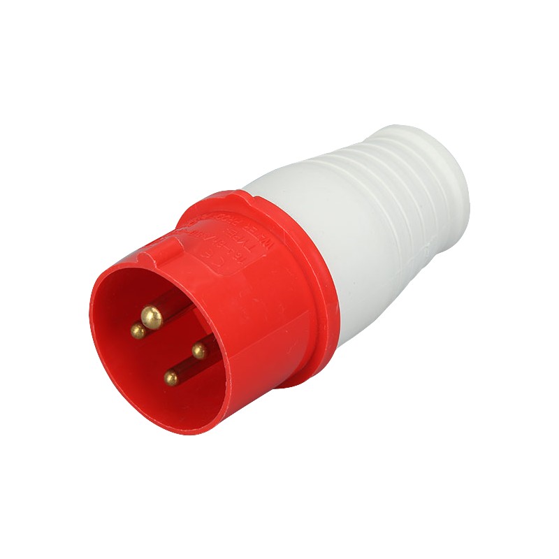 32A 4 Pin 3P+E IP44 380-415V Electrical Connector Power Waterproof Dustproof Industrial Male And Female Plug Socket