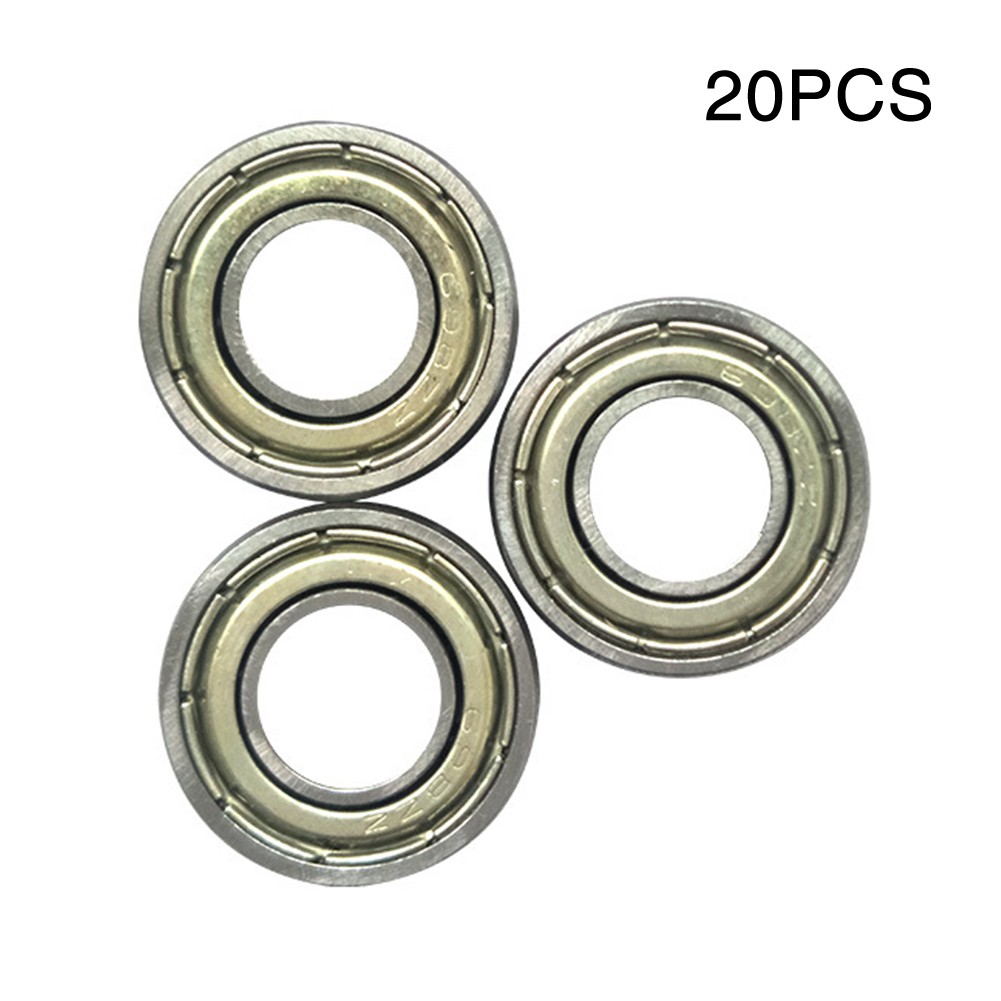20pcs 684ZZ Miniature Double Shielded High Speed ​​Deep Groove Micro Friction Carbon Steel Ball Bearing Motor Practical Low Noise
