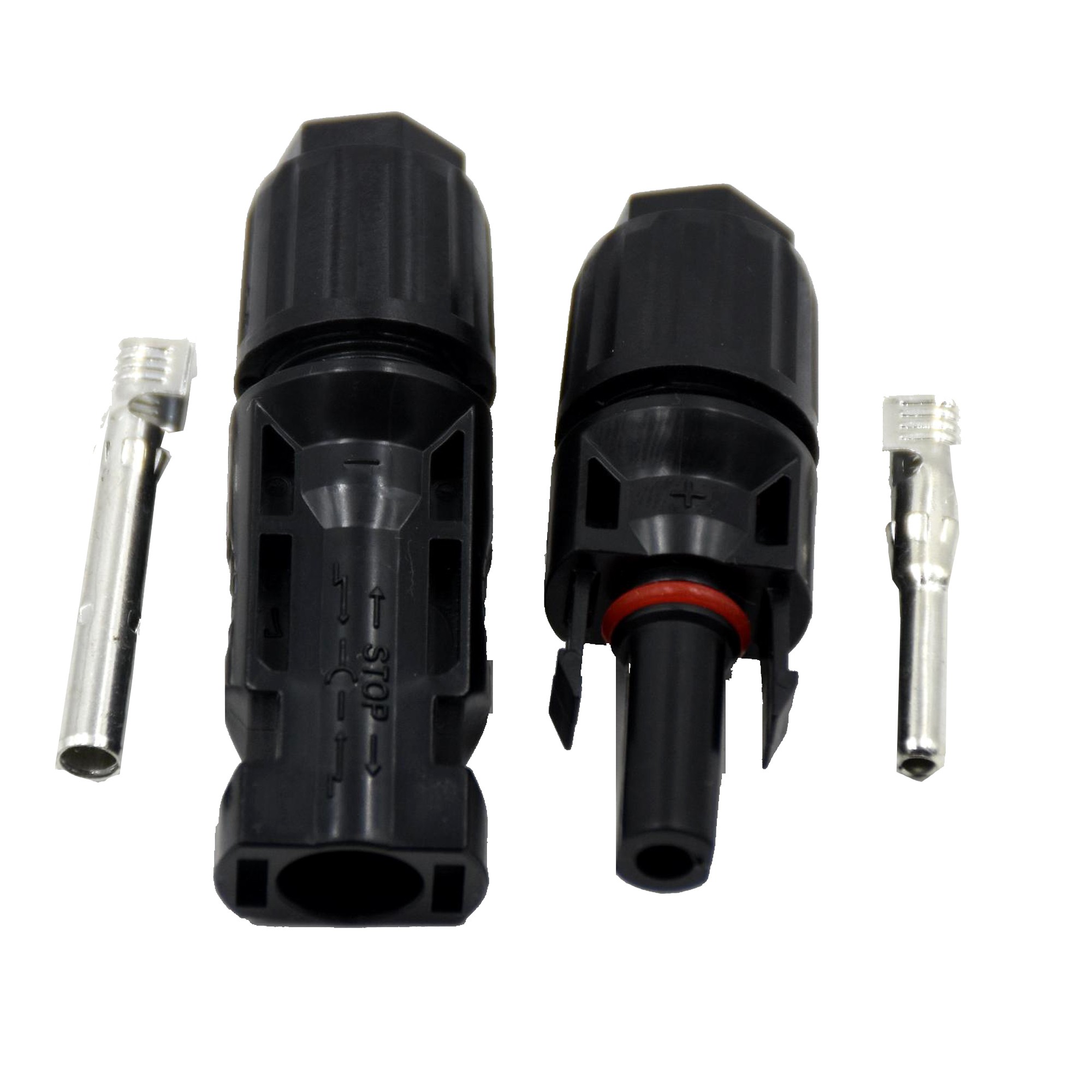 Pair of Plug Solar Connector Cable (Male and Female) IP67 for PV Panel and PV System