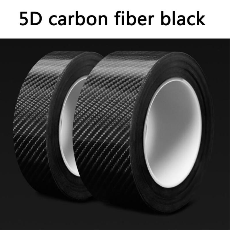 5D Bike Protector 3cm 5cm Carbon Fiber Fabric Tape Anti-scratch Bike Frame Protector Riding Tool Accessories Protection Tape