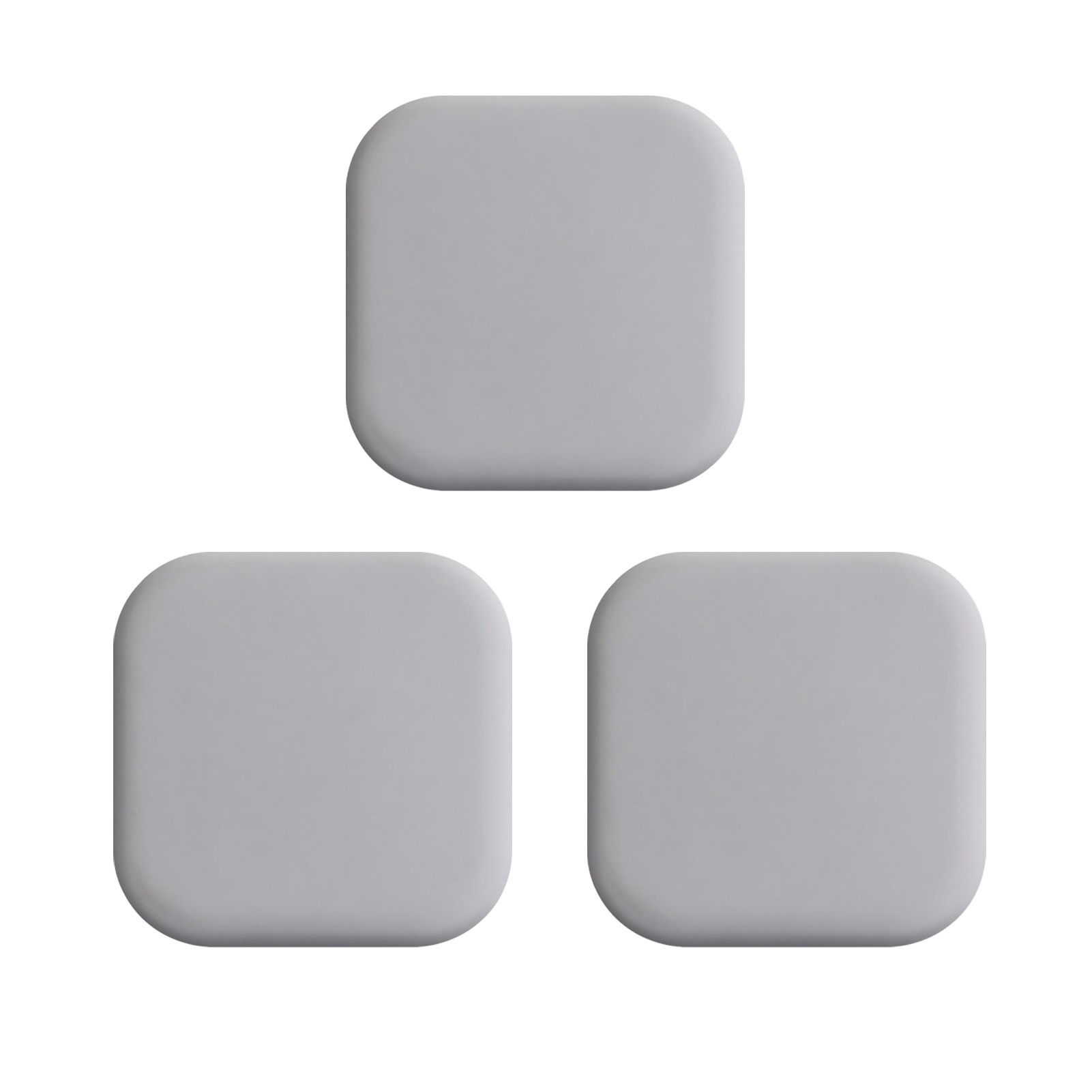 3pcs Bedroom Universal Mute Silicone Sticker Home Decor Protective Portable Anti Collision Door Stopper Punch Free Self-adhesive