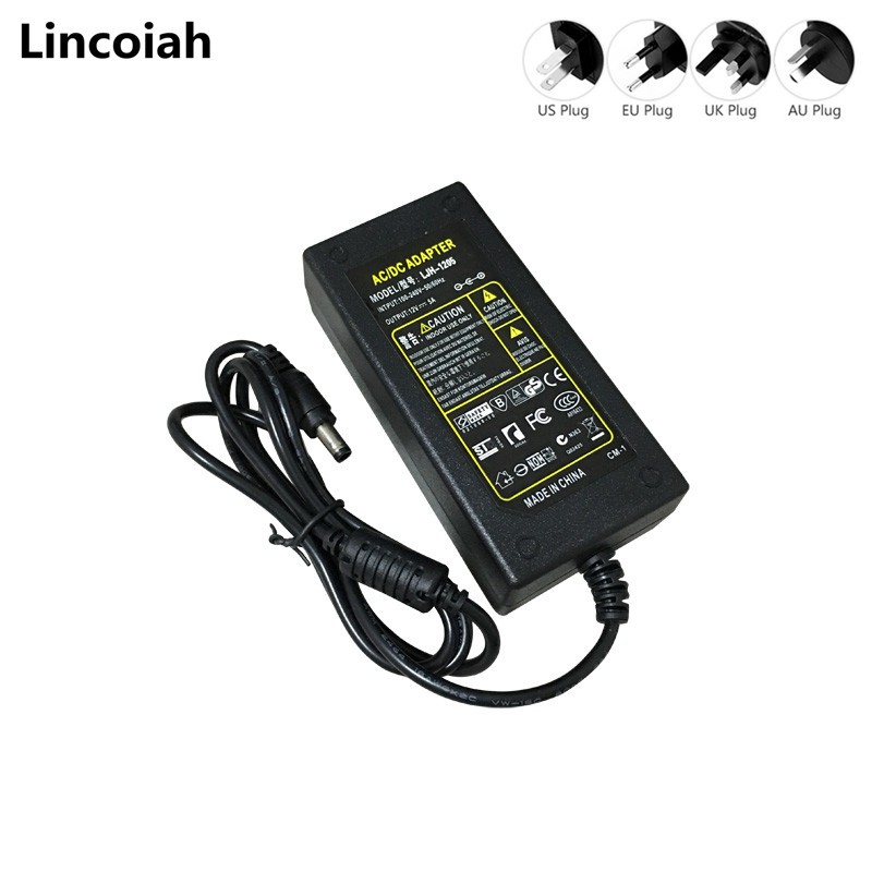 12V 5A AC/DC Adapter Charger Power Supply for LED LCD Monitor S2440L S2316H S2316M S2318HN S2340L S2740L S2240M S2216H S2216M