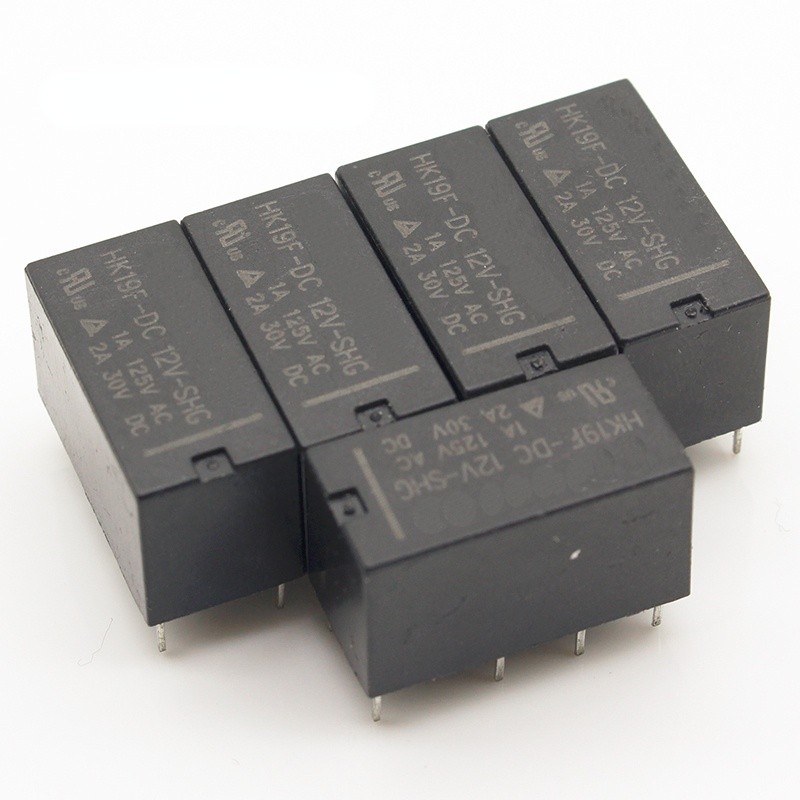 5pcs Relay HK19F-DC5V-SHG HK19F-DC12V-SHG HK19F-DC24V-SHG HK19F 5V 12V 24V