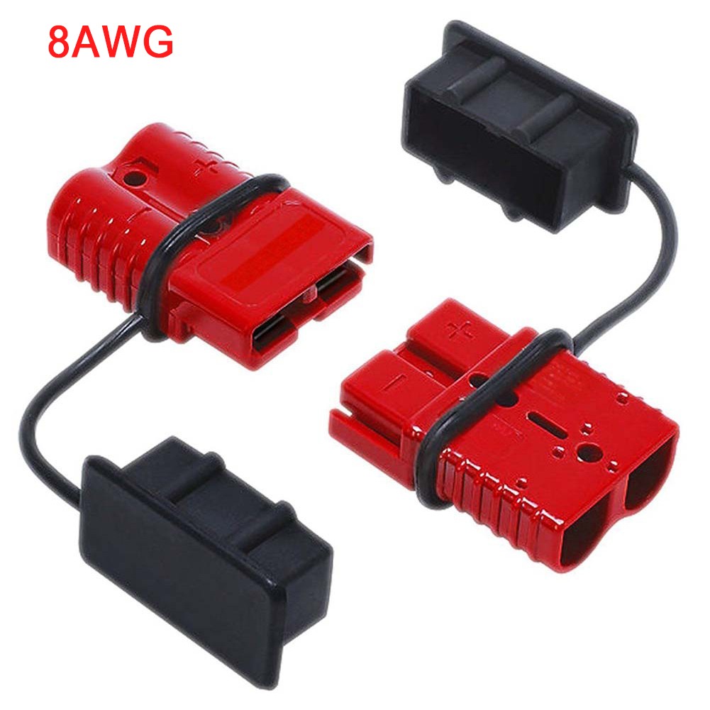 2pcs Pair Plug Connect Durable Portable Practical Trailer Battery 50A 600V Charging Accessories Quick Connect Kit