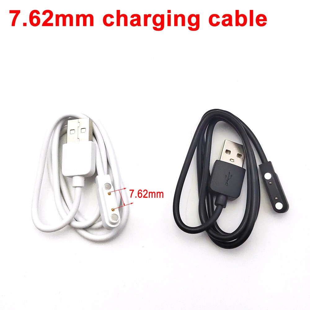 2PIN Magnetic Charge Charging Cable for Smart Watch with Magnetic Plug for 2 Pins Spacing 7.62mm Novel Power Charging Cables