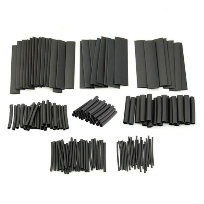 127/164pcs Heat Shrink Tubing Set Electric Shrink Tubing Wrap Wire Wrap Cable Waterproof Thermoresistant